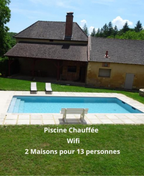 Domaine avec piscine à Milhac dans le Lot